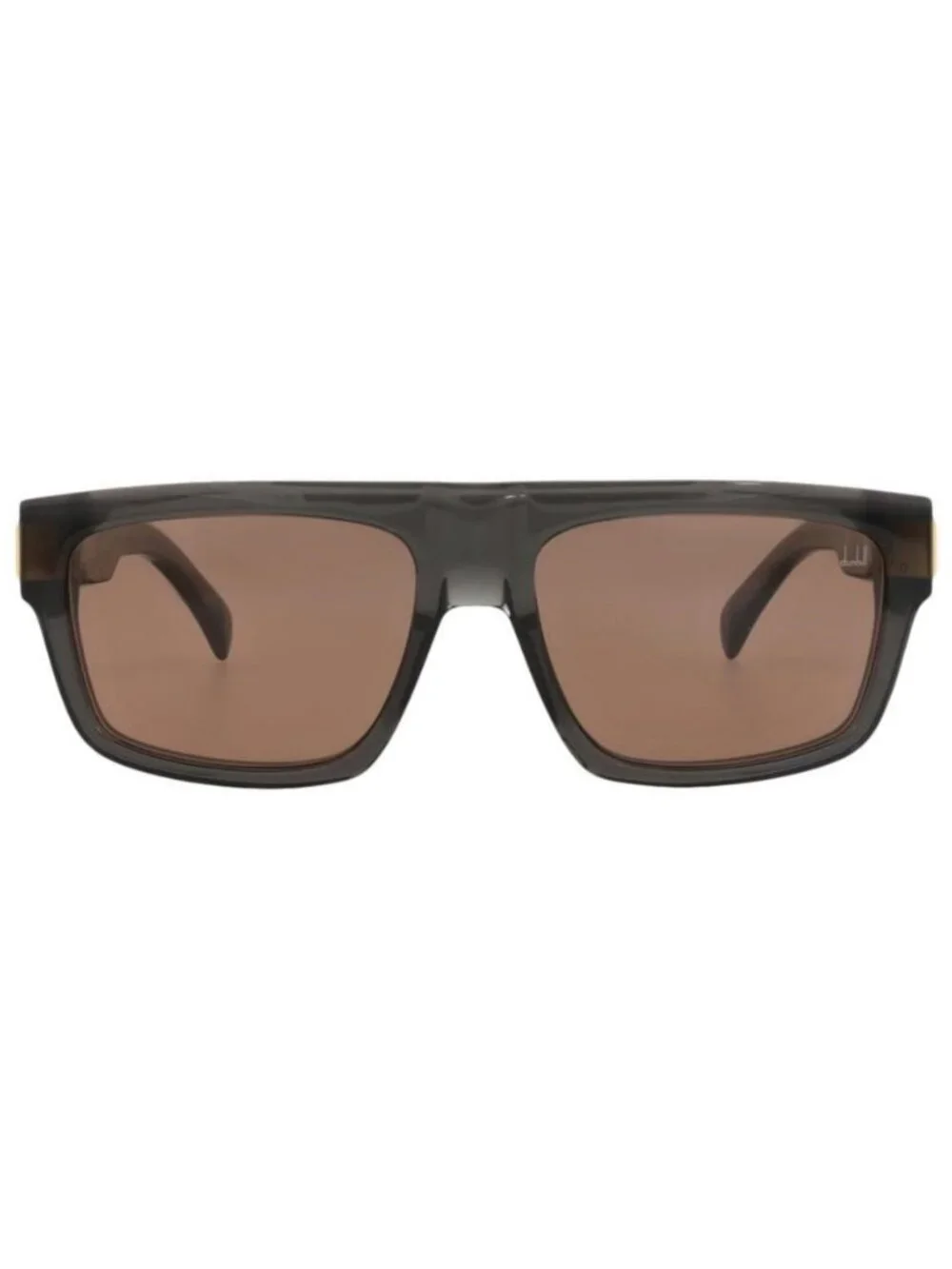 New Dunhill Mens Square/Rectangle Grey Grey Brown Fashion Designer Sunglasses